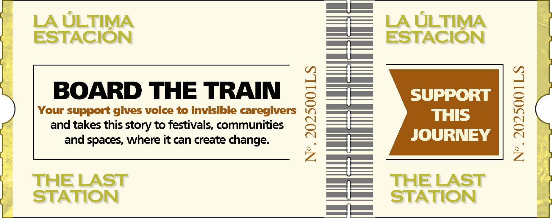 Support this journey - Ticket